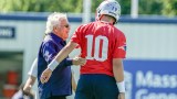 New England Patriots owner Robert Kraft, quarterback Mac Jones