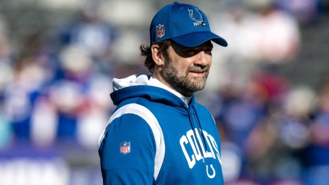 Indianapolis Colts interim head coach Jeff Saturday