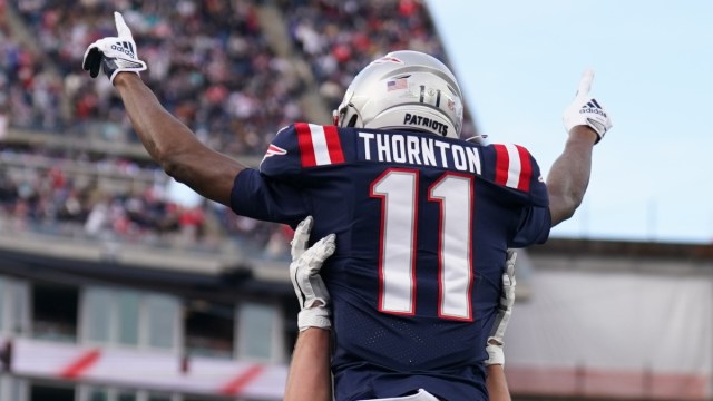 New England Patriots receiver Tyquan Thornton