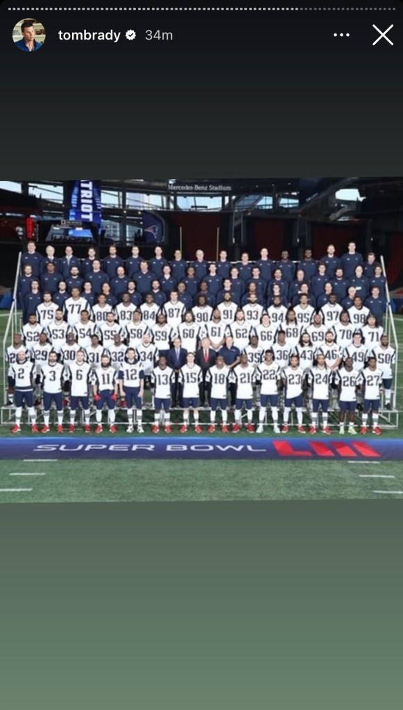 Patriots team photo