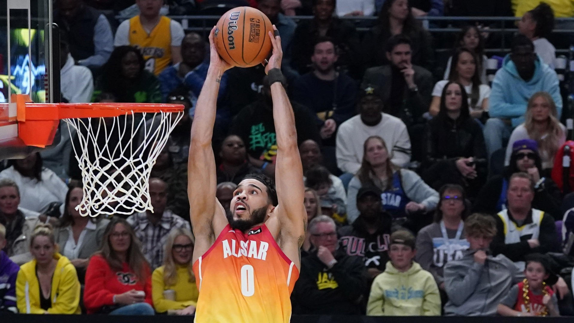 Jayson Tatum gets to meet his biggest MLB idol at the NBA All-Star game