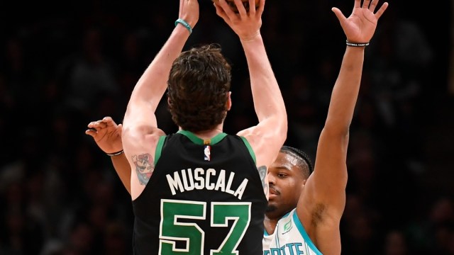 Boston Celtics center Mike Muscala