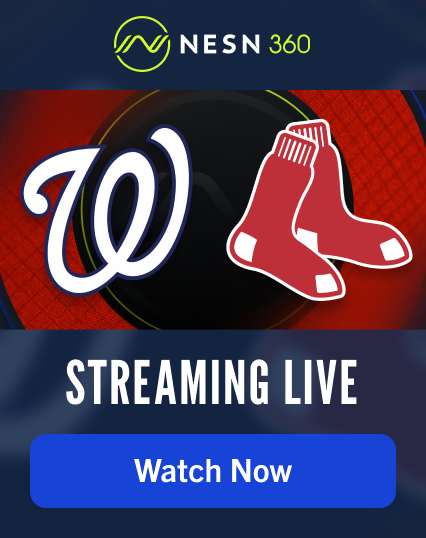 Washington Nationals at Boston Red Sox gameday matchup graphic
