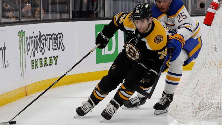 Boston Bruins forward Jake DeBrusk