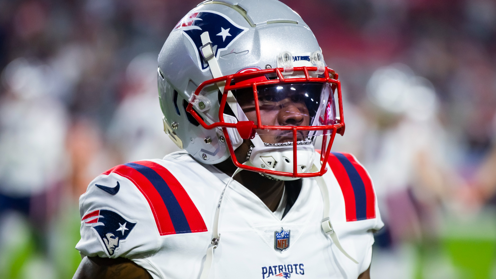 Dallas Cowboys wide receiver Ced Wilson (1) is tackled by New England  Patriots defensive back Jonathan Jones (31) during the first half of an NFL  football game, Sunday, Oct. 17, 2021, in