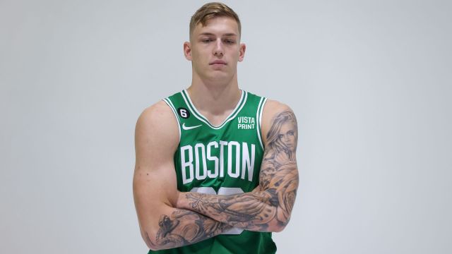 Maine Celtics forward Luka Samanic
