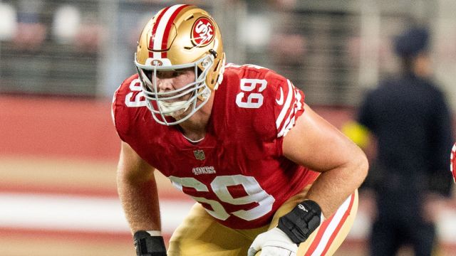 San Francisco 49ers offensive tackle Mike McGlinchey