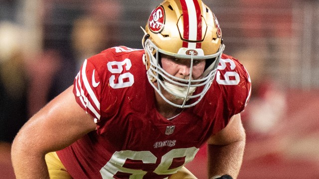 San Francisco 49ers offensive tackle Mike McGlinchey