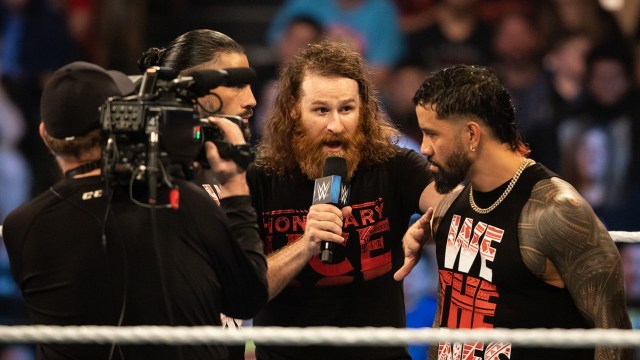 WWE superstars Sami Zayn, Jey Uso