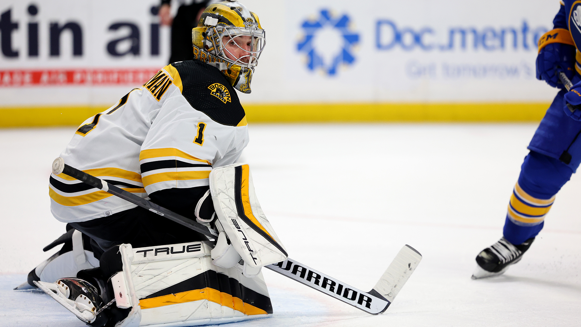 Bruins notebook: Former UMaine goalie Jeremy Swayman will get his chance –  just not yet
