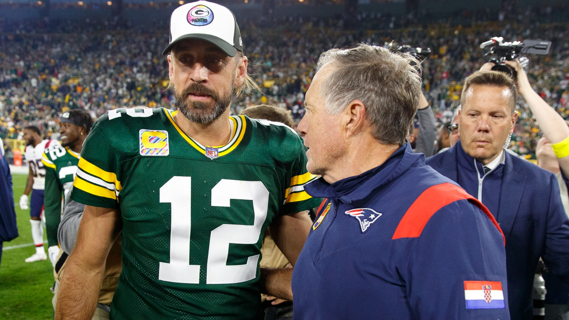 Jets Introduce Aaron Rodgers at News Conference After Trade - The