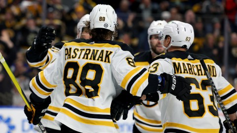 Boston Bruins right wing David Pastrnak