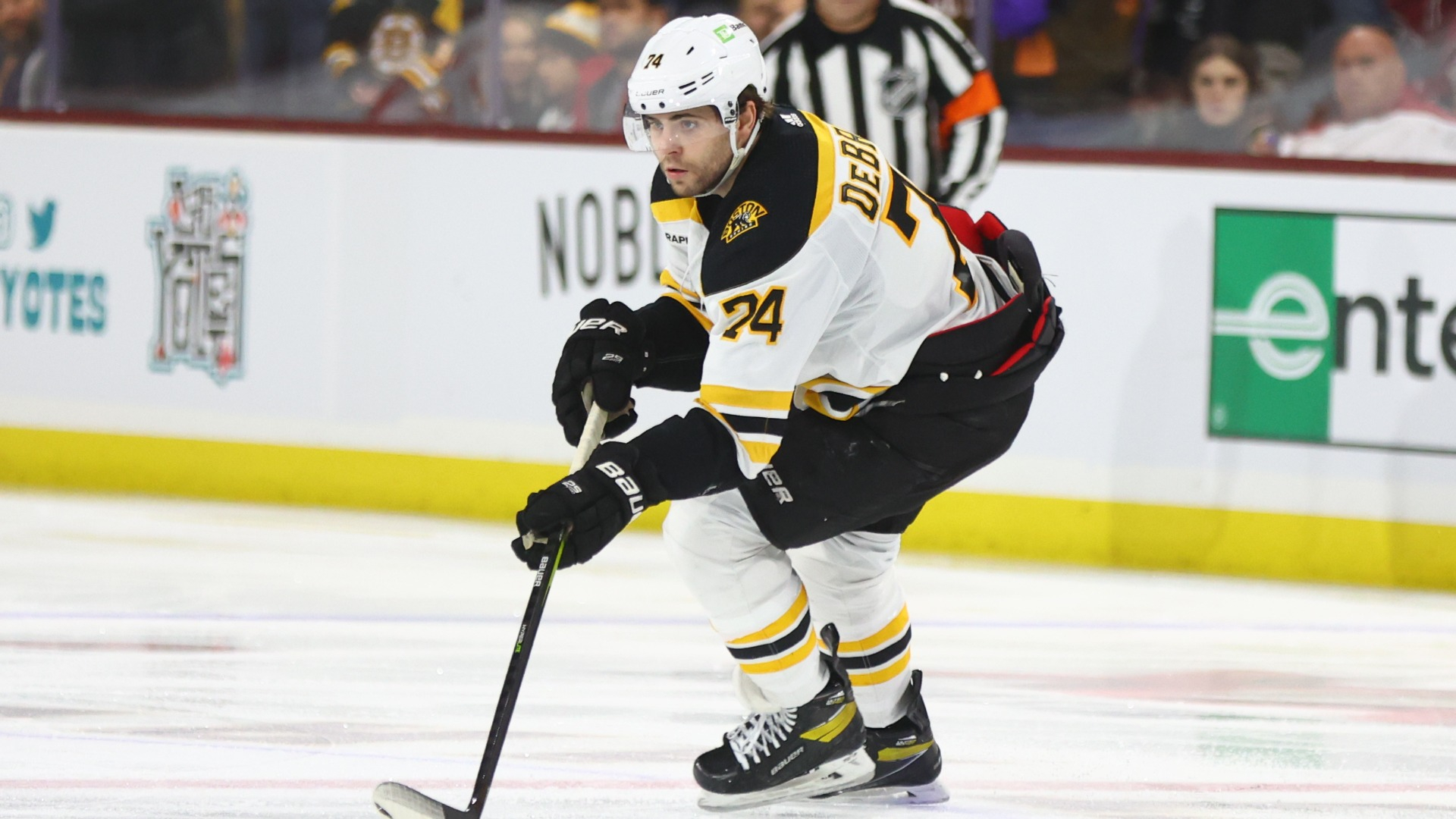 Bruins 'Lucky' Jake DeBrusk Wasn't Seriously Injured Vs. Oilers