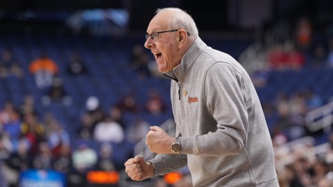 Syracuse Orange head coach Jim Boeheim