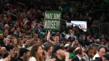Boston Celtics fans at TD Garden