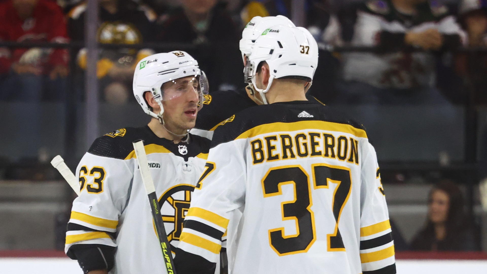 Download Brad Marchand And Patrice Bergeron Wallpaper