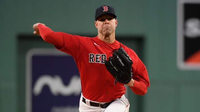 Boston Red Sox starting pitcher Corey Kluber