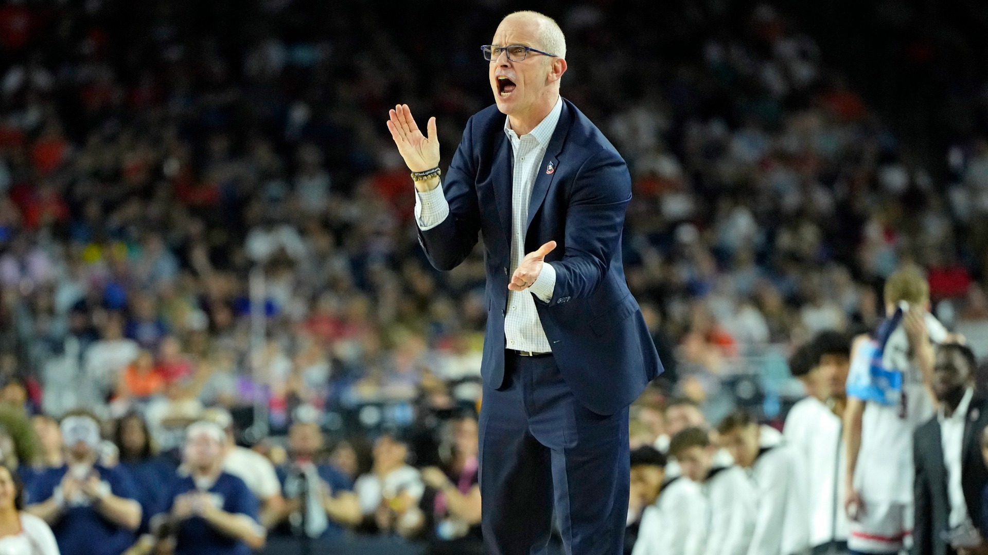 What UConn Coach Dan Hurley Told Huskies After Final Four Win