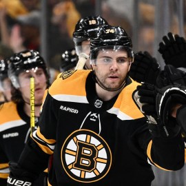 Boston Bruins forward Jake DeBrusk