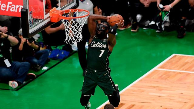 Boston Celtics guard forward Jaylen Brown
