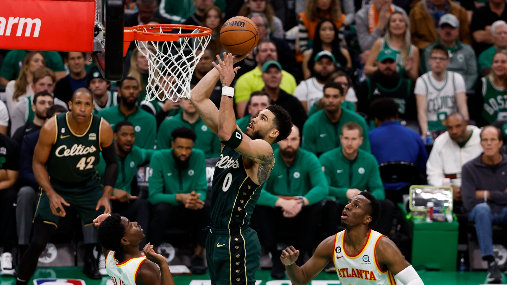 Young's long 3 lifts Hawks to 119-117 win over Celtics