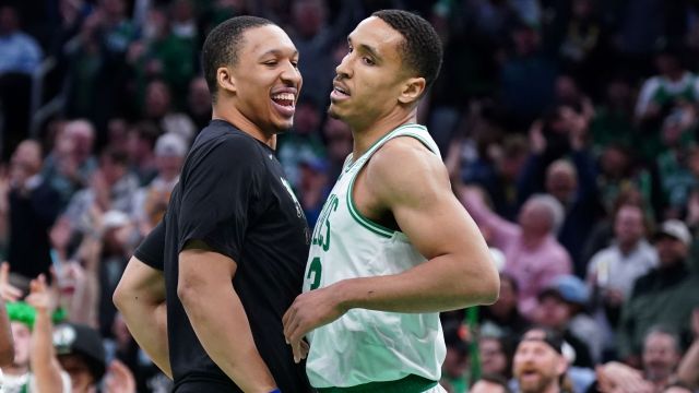 Boston Celtics teammates Malcolm Brogdon and Grant Williams