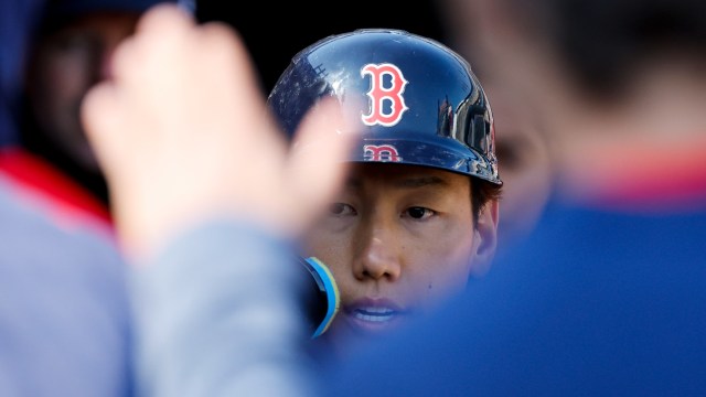 Boston Red Sox outfielder Masataka Yoshida
