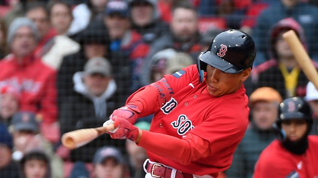 Boston Red Sox infielder Masataka Yoshida