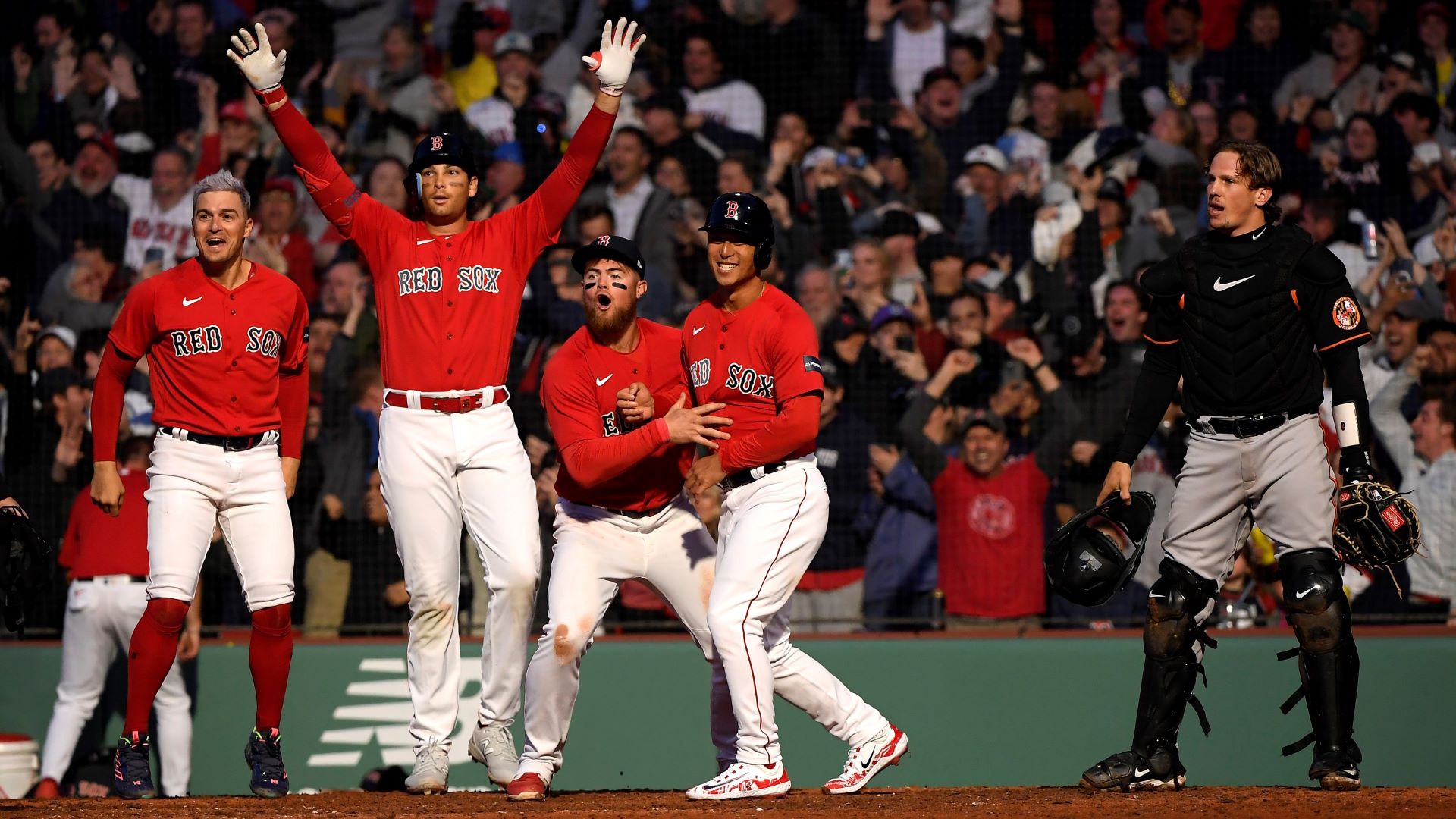 Red Sox rally to win in walkoff fashion on Adam Duvall's second