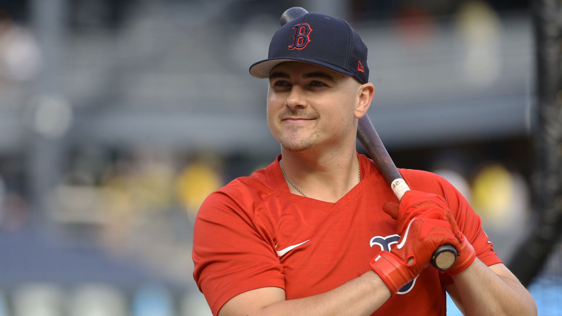 Boston Red Sox relief pitcher Nick Pivetta (37) is congratulated by catcher  Reese McGuire, right, after they defeated the Kansas City Royals in a  baseball game, Saturday, Sept. 2, 2023, in Kansas