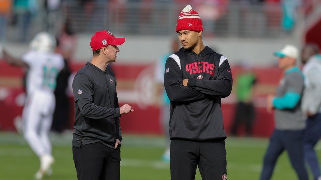 San Francisco 49ers quarterback Trey Lance