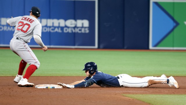 Boston Red Sox infielder Yu Chang