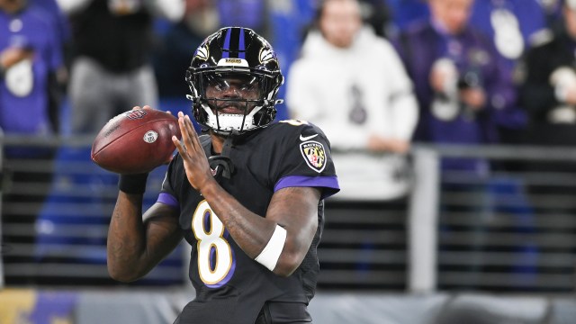 Baltimore Ravens quarterback Lamar Jackson