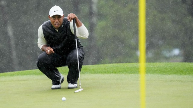 Professional golfer Tiger Woods