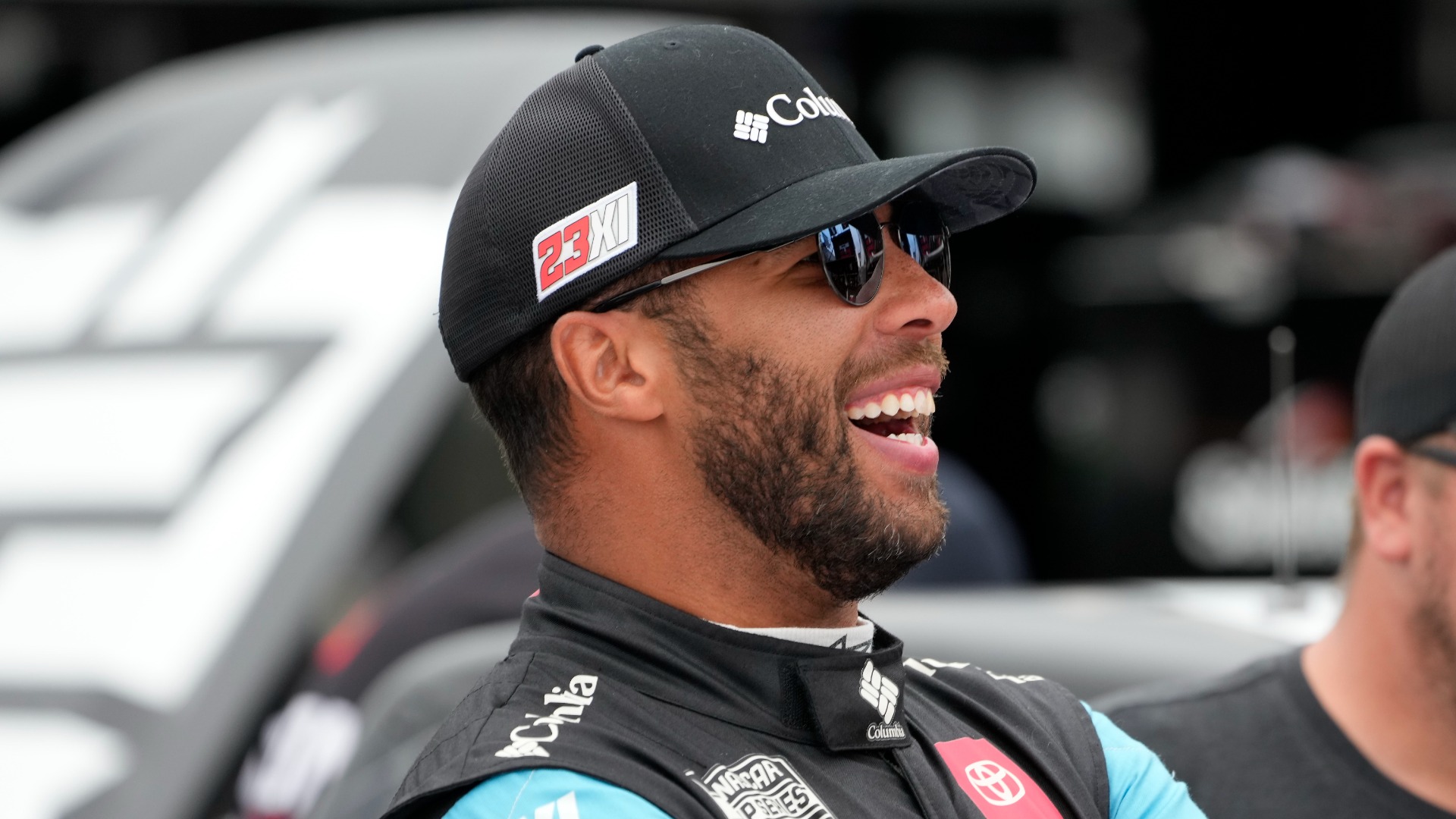 Video Shows Aric Almirola Shove Bubba Wallace Amid NASCAR Race