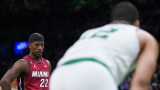 Boston Celtics forward Grant Williams, Miami Heat forward Jimmy Butler
