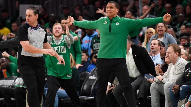 Boston Celtics head coach Joe Mazzulla