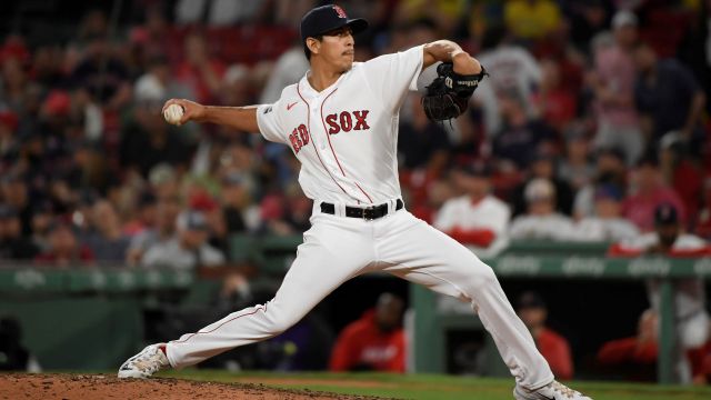 Boston Red Sox pitcher Justin Garza