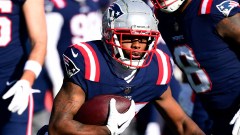 New England Patriots running back Pierre Strong
