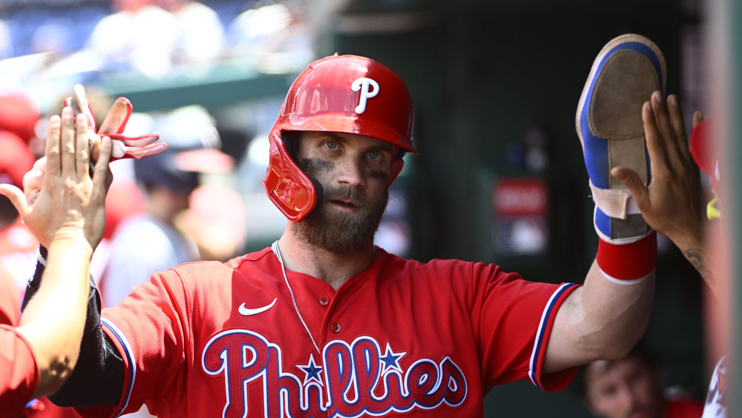 Phillies Notebook: Bryce Harper not close to being ready to play first base  – Delco Times