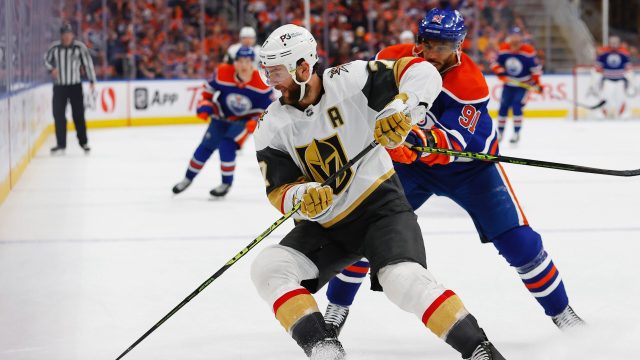 NHL: Stanley Cup Playoffs-Vegas Golden Knights at Edmonton Oilers