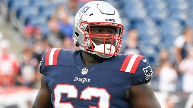 New England Patriots guard Chasen Hines