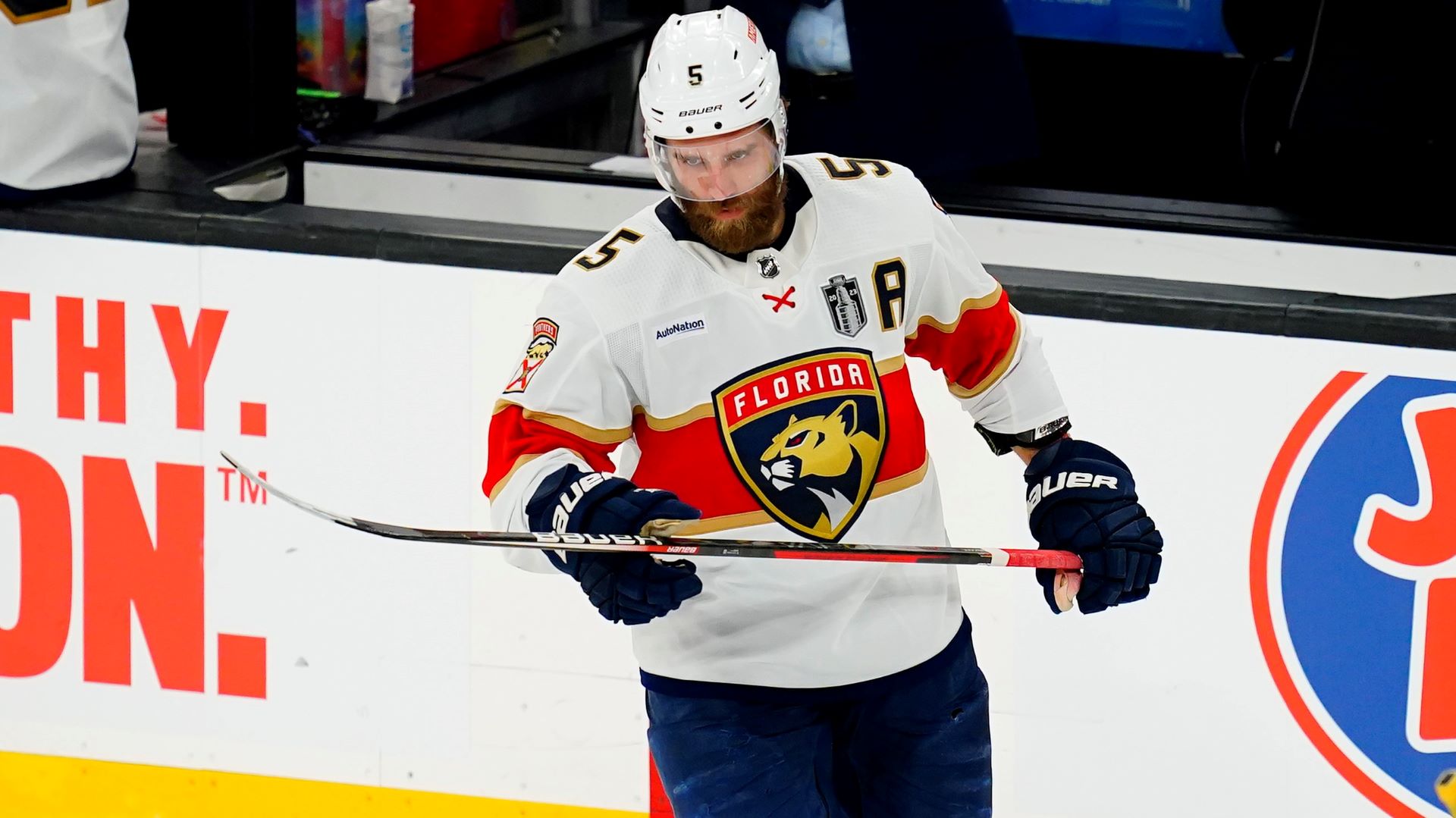 Download Florida Panthers Aaron Ekblad With New York Islanders