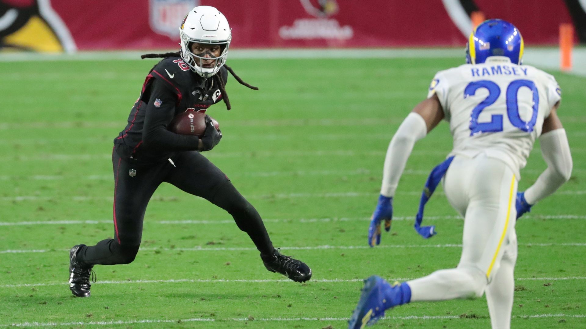 Cardinals wide receiver DeAndre Hopkins downgraded to out vs. Falcons