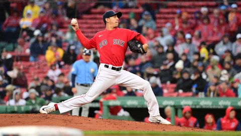 Boston Red Sox pitcher Justin Garza