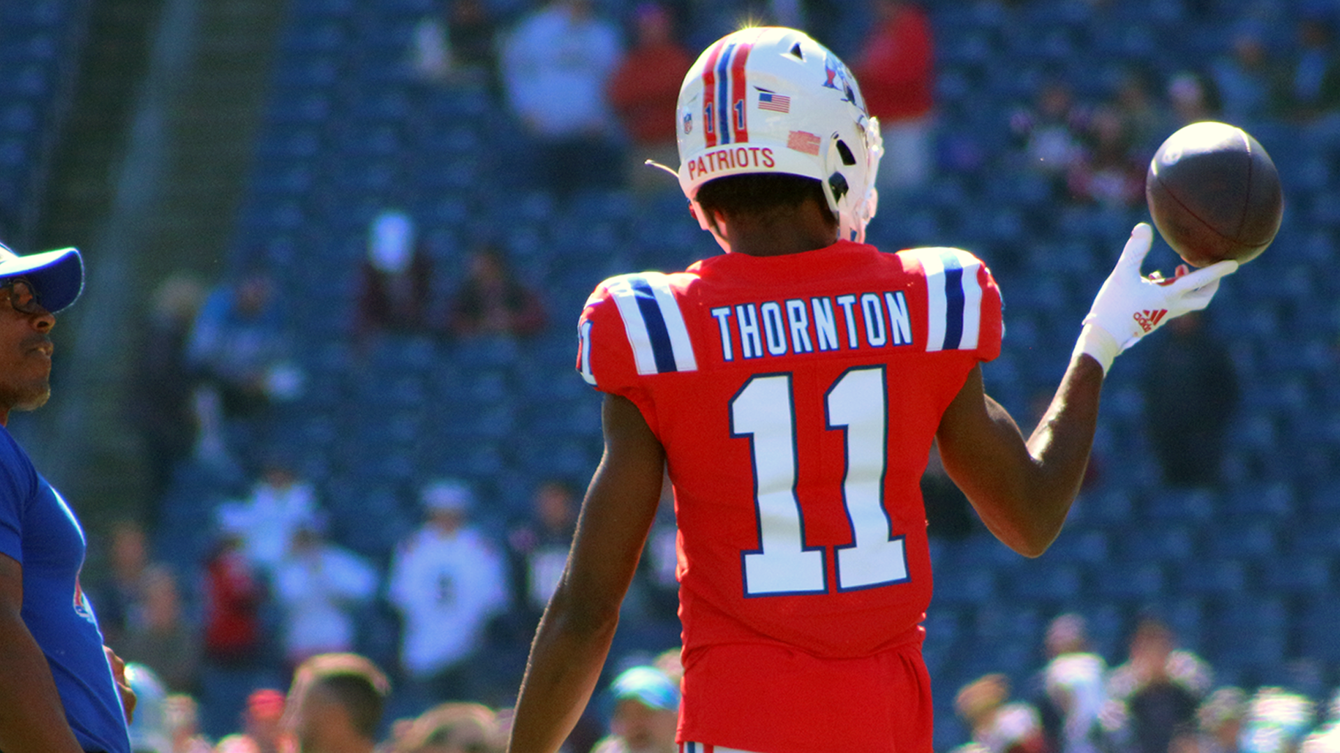 Tyquan Thornton takes over Julian Edelman's No. 11 with Patriots