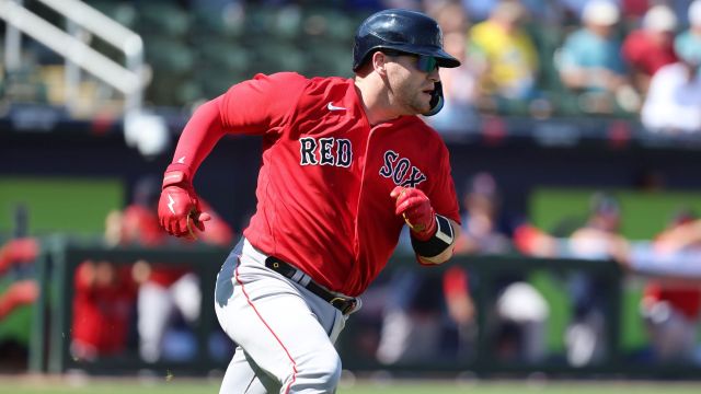 Boston Red Sox catcher Caleb Hamilton