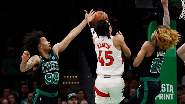 Boston Celtics guard Dalano Banton
