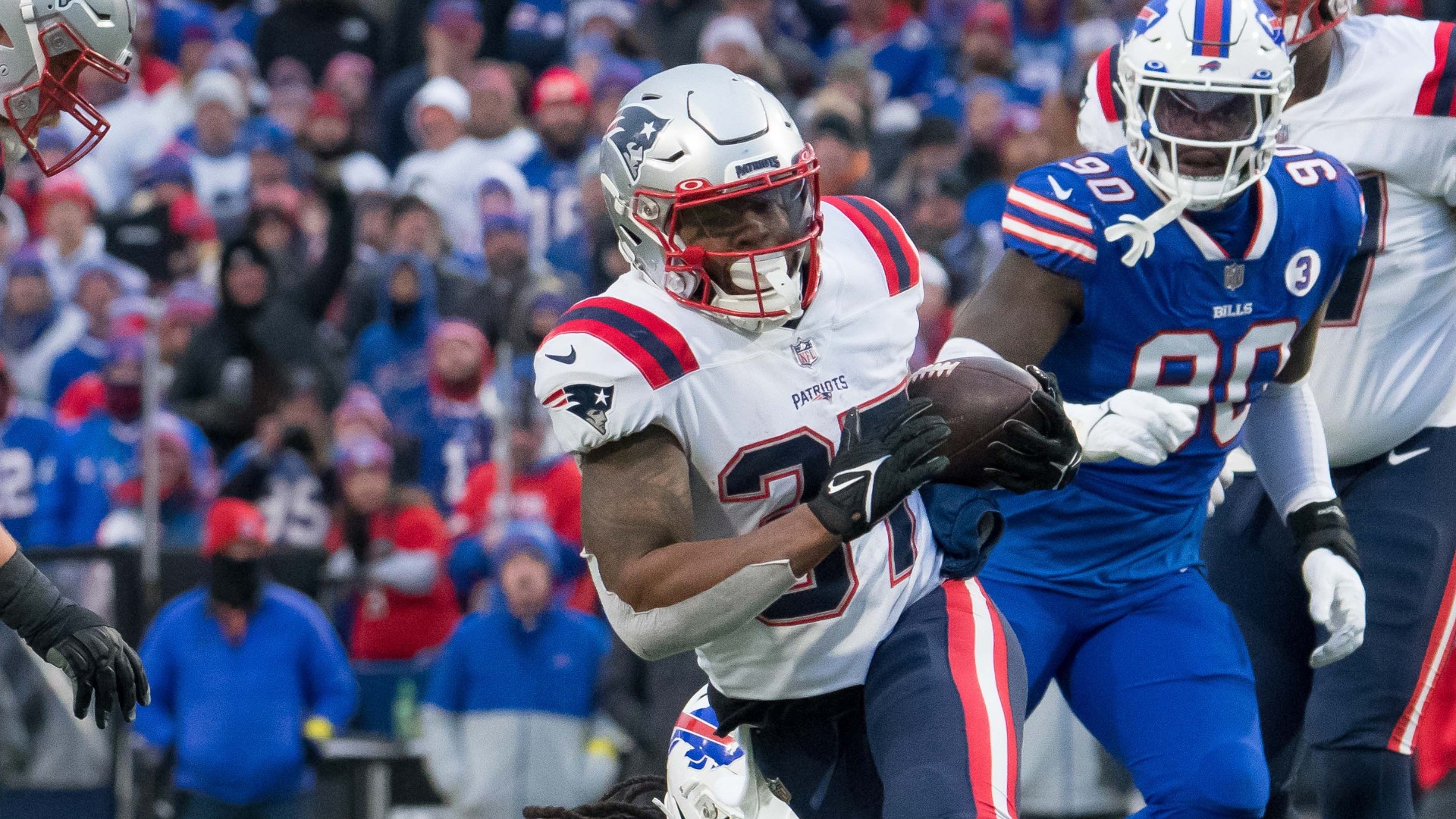 Damien Harris running back, New England Patriots, american