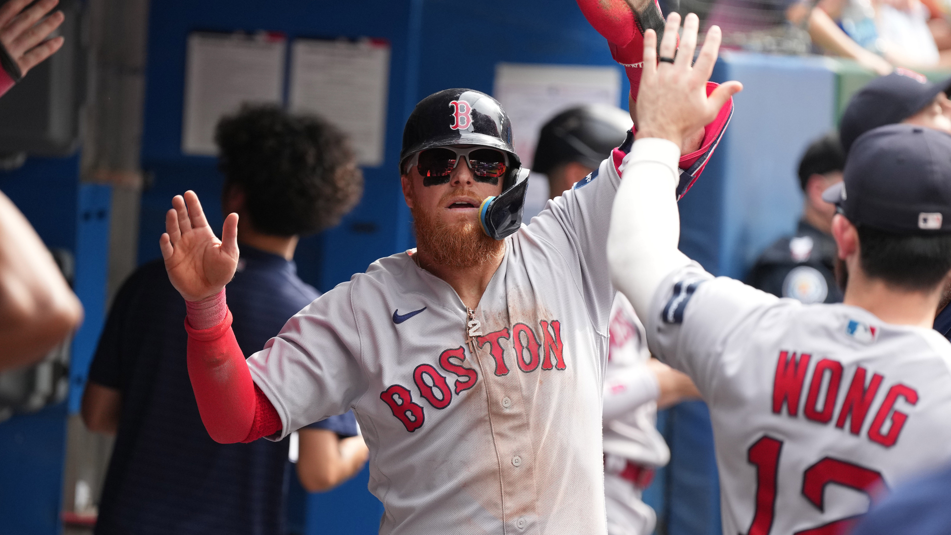 Close call at home has Boston Red Sox hold on to 7-6 win over Toronto Blue  Jays